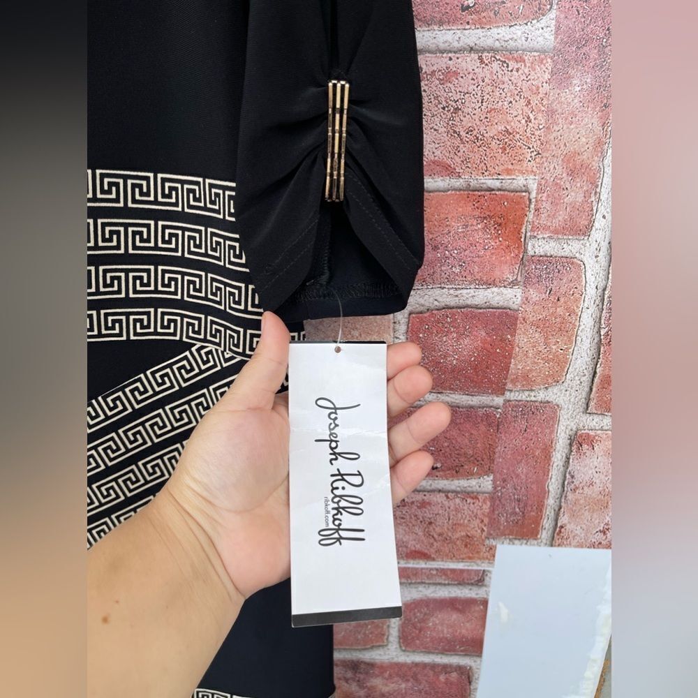 Joseph Ribkoff Geometric Pattern Dress size 14 - Picture 8 of 16